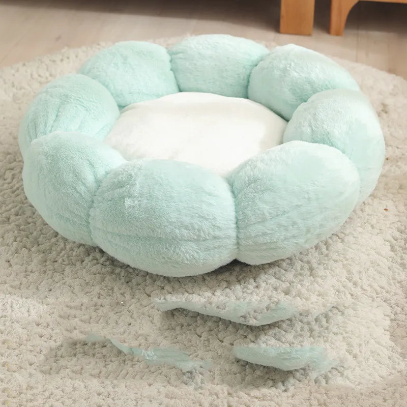 Floral Pet Bed Cushion