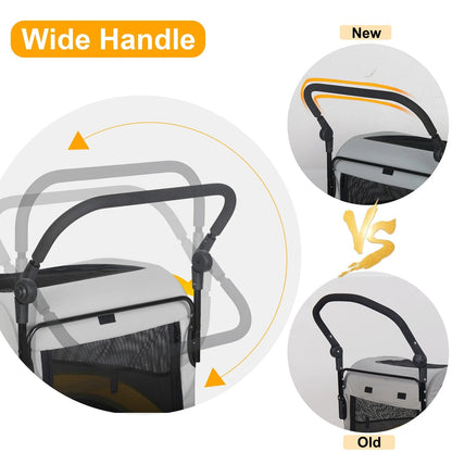 Pet Stroller Folding for Small and Large Dogs