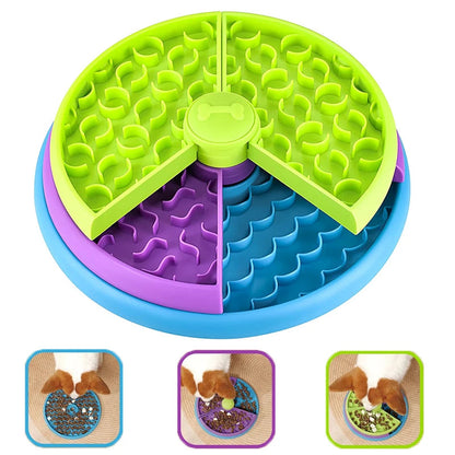Slow Feed Dog Bowl Interactive Fun Healthy Meals
