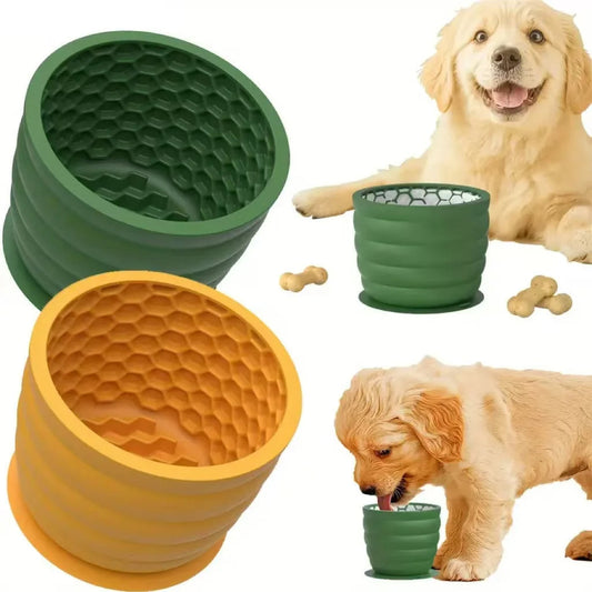 Pet Food Bowl Silicone Suction Cup Spill Proof - Pupporia