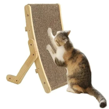 Wooden Cat Scratcher Adjustable Post