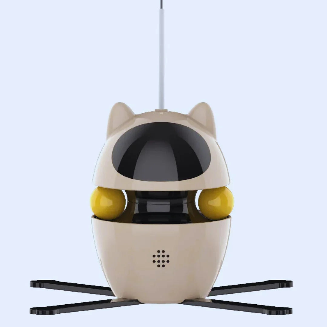 Robotic Cat Toy Moving Feather Teaser