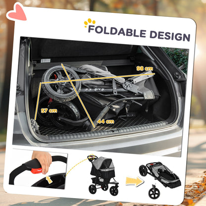 Pet Stroller Cargo Compartment For Walking