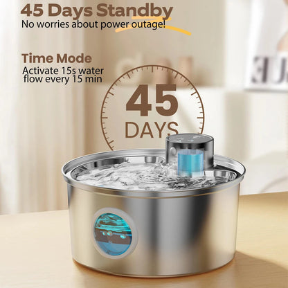 Automatic Cat Water Fountain Dispenser Silent