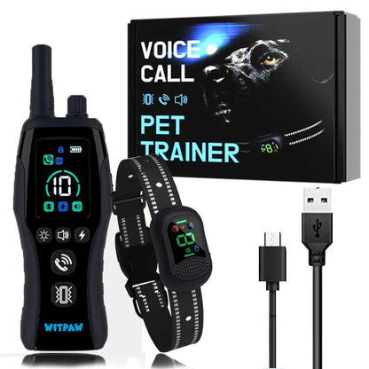 Remote Dog Training Collar Voice Command Waterproof