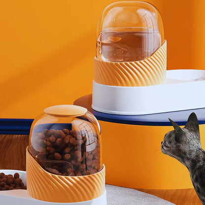 Feeding Station Glass Dome Non Slip Base