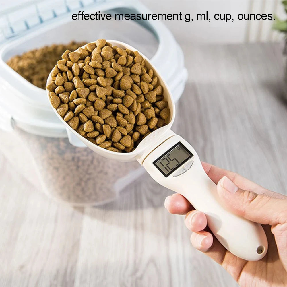 Pet Food Scoop Led Display for Cats Dogs