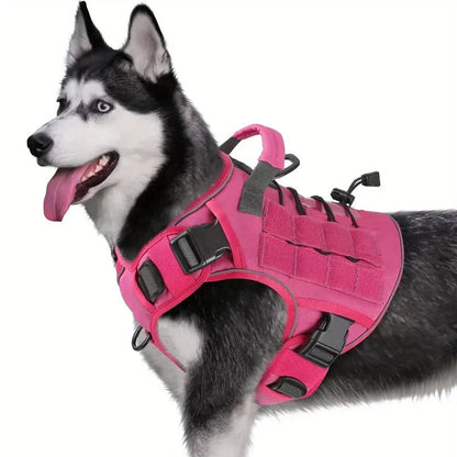 Durable Dog Harness Vest With Handle Anti Pull Clip