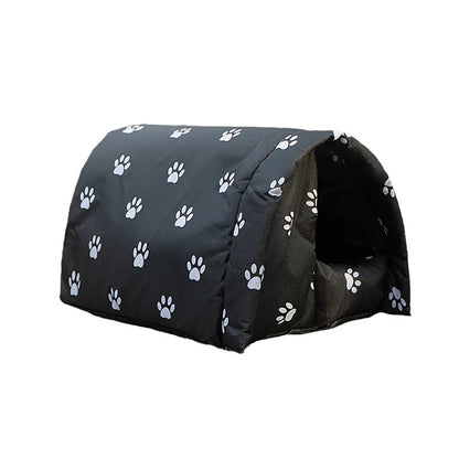 Insulated Waterproof Cat House Winter Shelter
