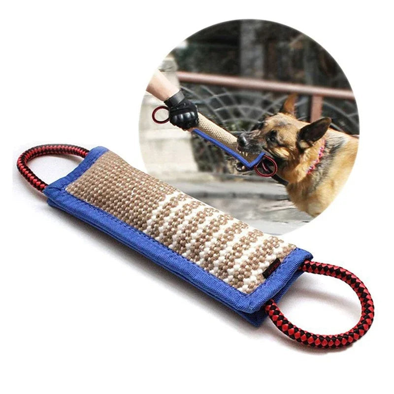 Durable Jute Dog Bite Pillow - Pupporia