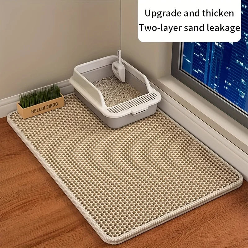 Cat Litter Mat Waterproof Easy Clean