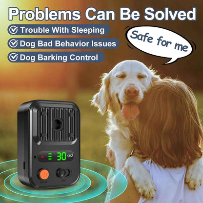 Rechargeable Dog Bark Trainer Outdoor Indoor Device