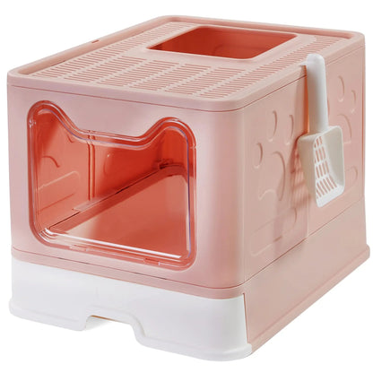 Hidden Cat Litter Box Odor Control Gray
