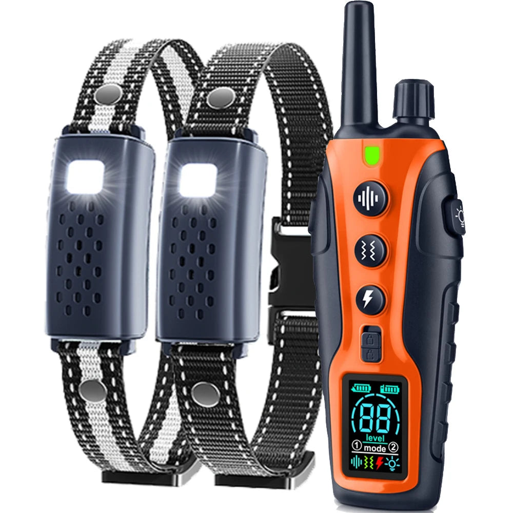 Waterproof Dog Training Collar Remote Long Range
