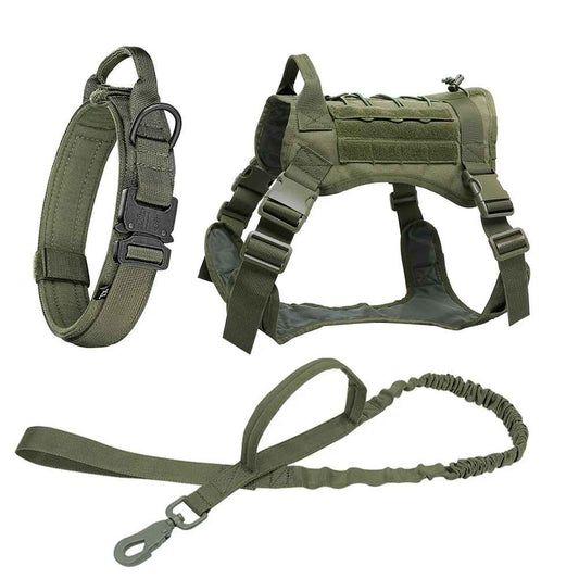 Tough Dog Training Vest Set with Leash and Pouch - Pupporia