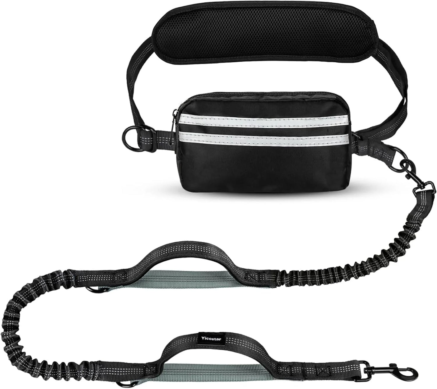 Adjustable Bungee Dog Leash with Pocket - Pupporia