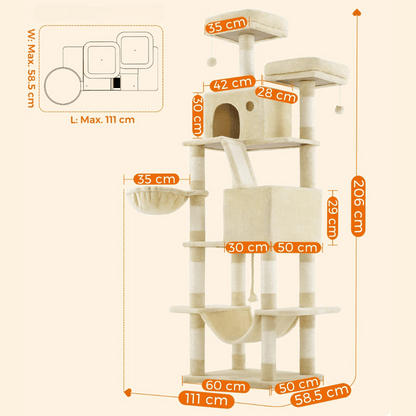Cat Climbing Tower Playground Large