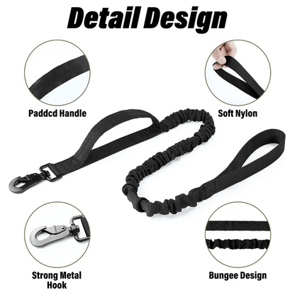 Pet AirTag Collar And Leash Set Durable Outdoor