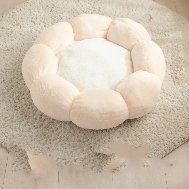 Floral Pet Bed Cushion
