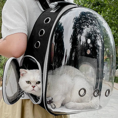 Pet Carrier Backpack Breathable Clear Window