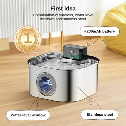 Automatic Pet Water Fountain Silent USB Powered