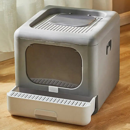 Hidden Cat Litter Box Easy Clean Removable Tray