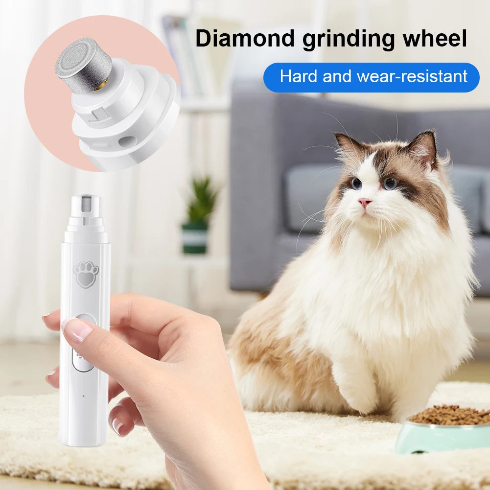 Pet Nail Trimmer 2-Speed Quiet Grinder