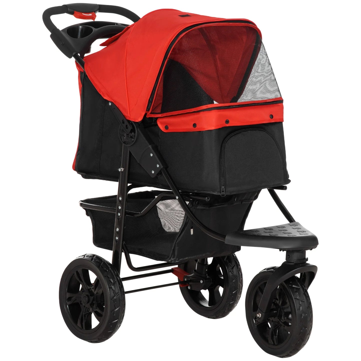 Pet Stroller Cargo Compartment For Walking