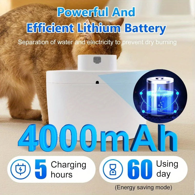 Pet Water Dispenser Automatic Refill for Cats Dogs