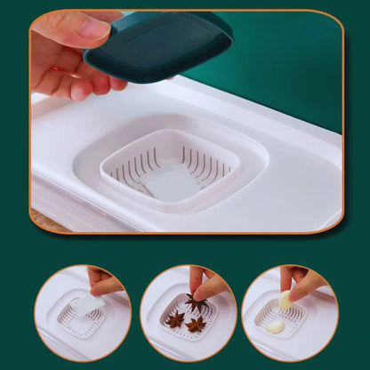 Food Storage Container With Lid And Portion Control