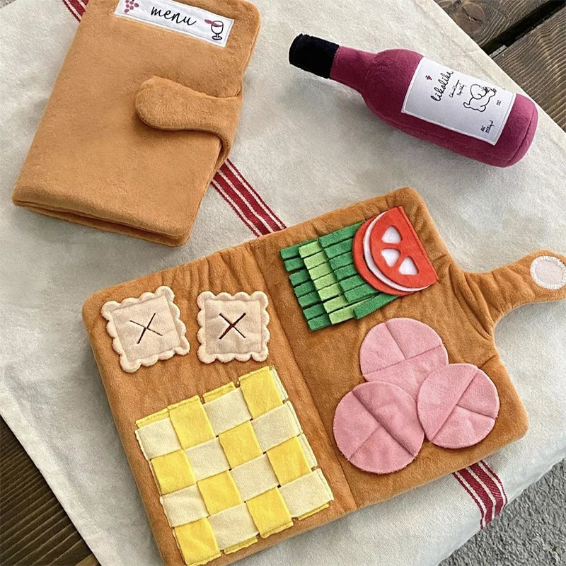 Interactive Dog Treat Dispensing Feeding Mat
