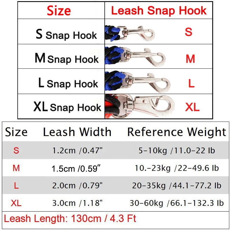 Durable Braided Dog Leash