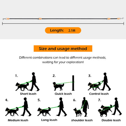 Adjustable Dog Leash Strong Strap