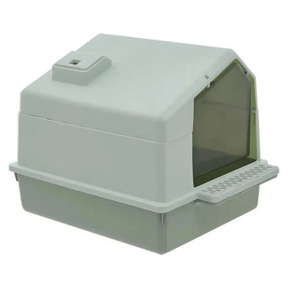 Covered Cat Litter Box Easy Clean With Scoop Included
