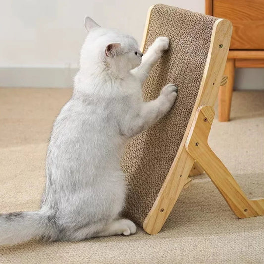 Wooden Cat Scratcher Adjustable Post - Pupporia