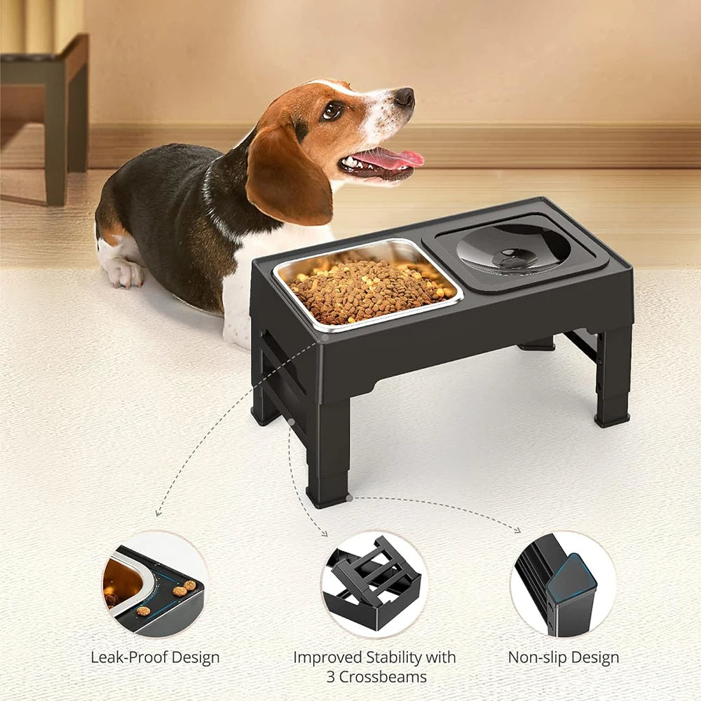 Stainless Steel Elevated Pet Feeder