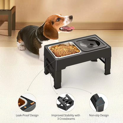 Stainless Steel Elevated Pet Feeder