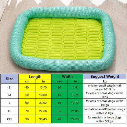 Pet Cooling Mat Breathable Mesh Support