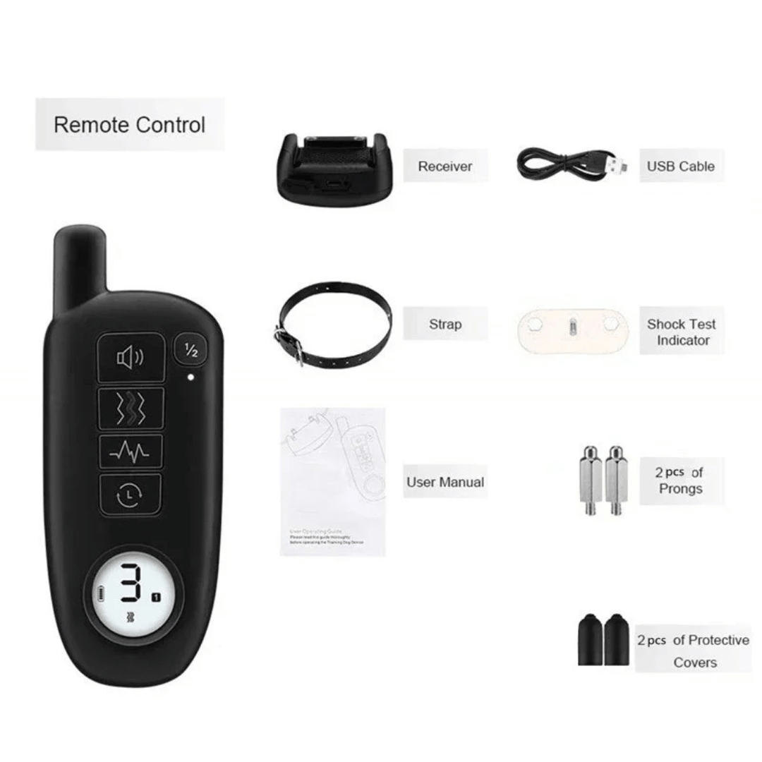 Rechargeable Dog Training Collar With Remote