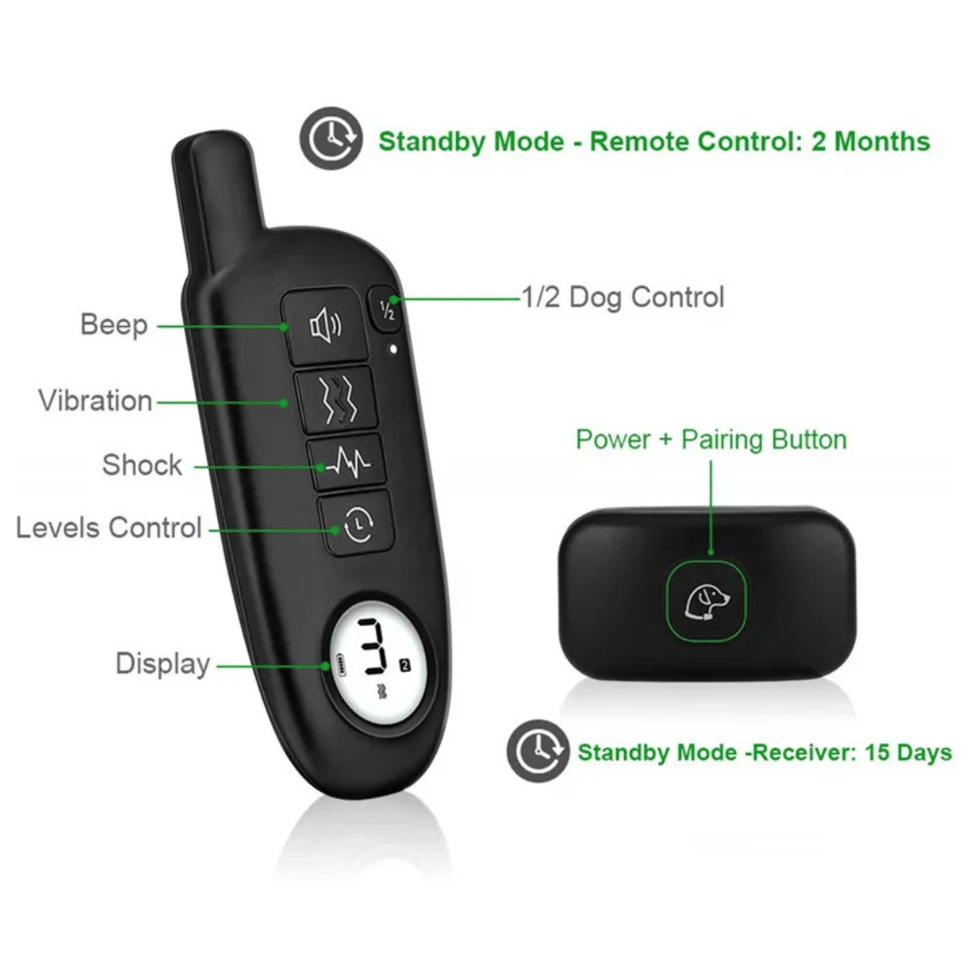 Rechargeable Dog Training Collar With Remote