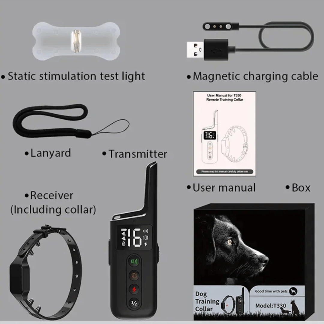 Long Range Dog Training Collar With LCD Remote