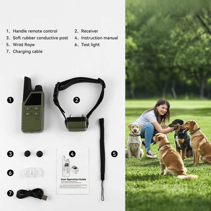 Rechargeable Dog Training Collar With Remote Control