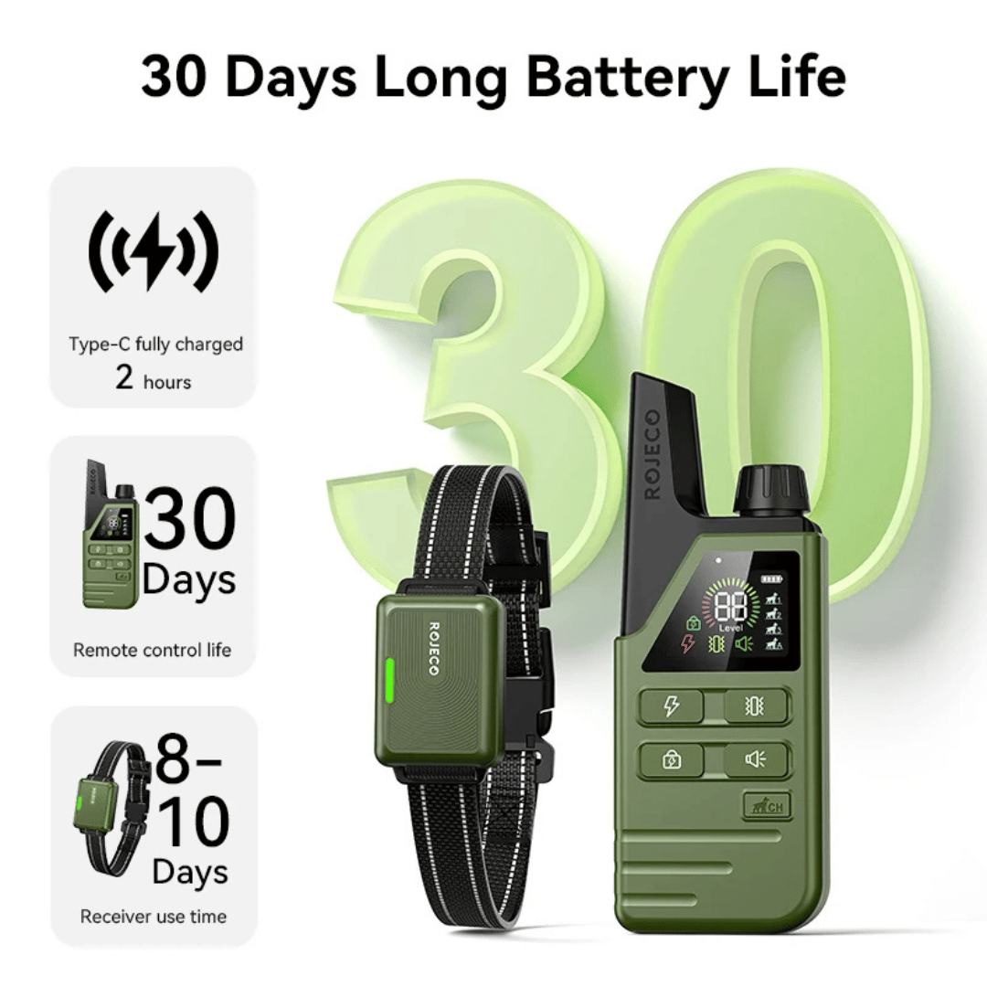 Rechargeable Dog Training Collar With Remote Control
