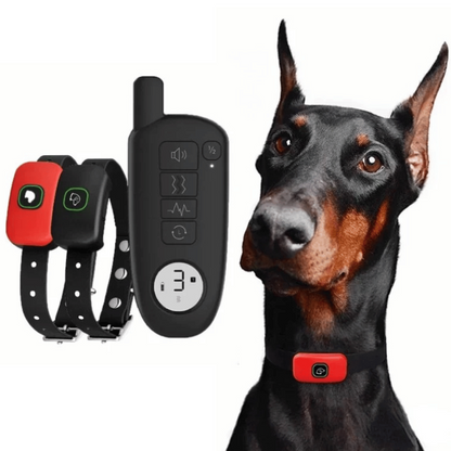 300m Dog Training Collar with Remote | Waterproof Smart Bark Stopper 1