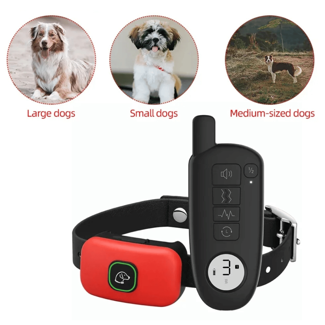 300m Dog Training Collar with Remote | Waterproof Smart Bark Stopper 4