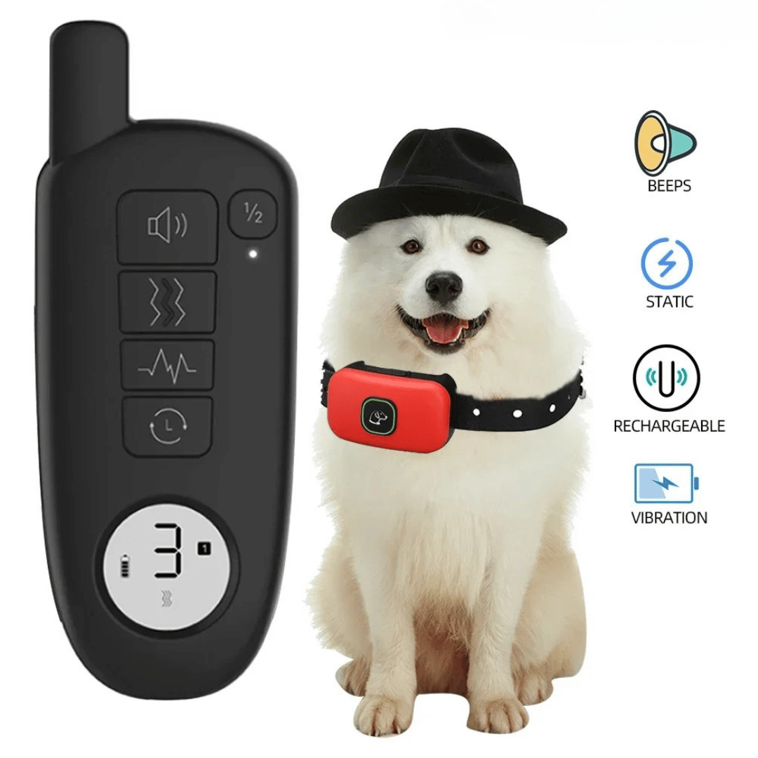 300m Dog Training Collar with Remote | Waterproof Smart Bark Stopper 6