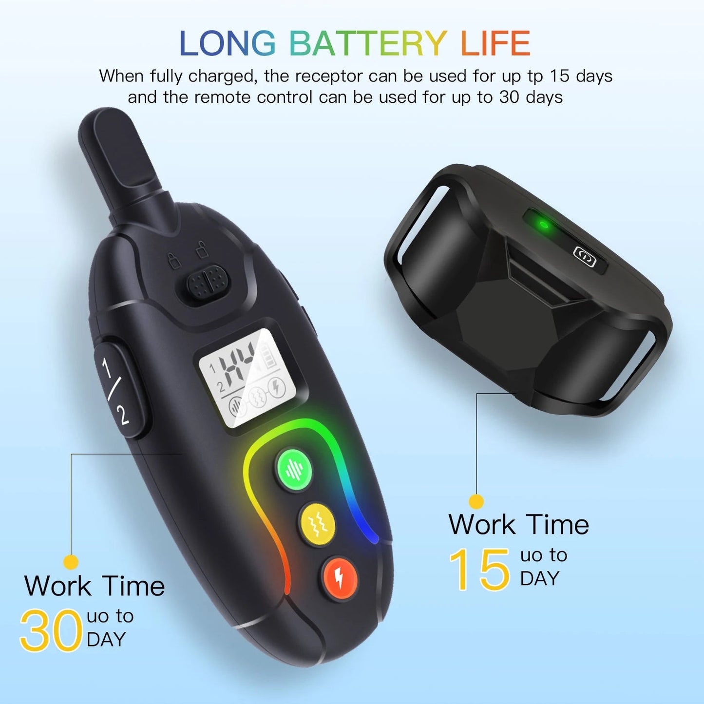 350m Dog Training Collar with Remote Control | Long-Lasting USB Rechargeable 4