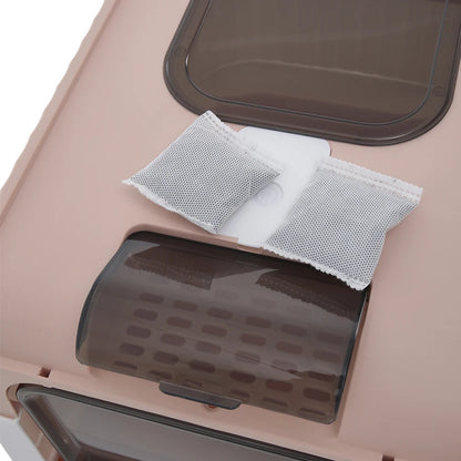 Cat Litter Box Odor Control Easy Clean Tray