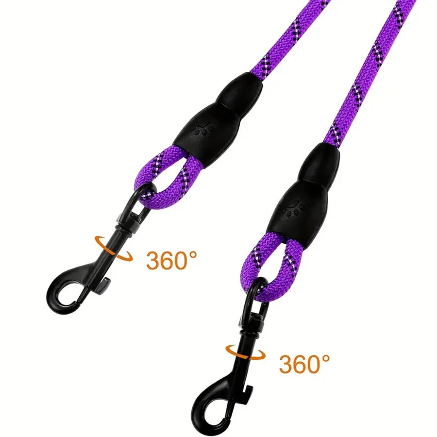 Extra Long Pet Leash Extender Tangle Swivel Clip