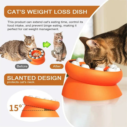 Cat Food Puzzle Toy For Healthy Weight Management